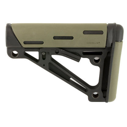 Hogue AR-15 Collapsible 6-Position Overmolded Stock in Olive Drab Green - Mil-Spec Compatibility