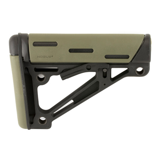 Hogue AR-15 Collapsible 6-Position Overmolded Stock in Olive Drab Green - Mil-Spec Compatibility