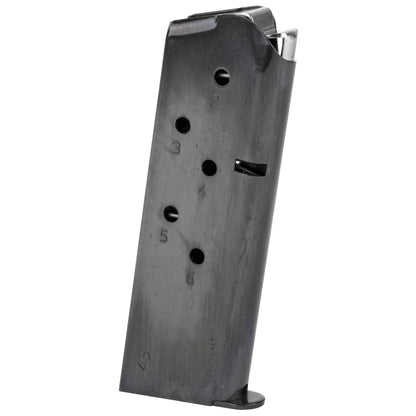 Mec-Gar USA MGCO4506B 6-Round 45 ACP Magazine for Colt Officer - Blue