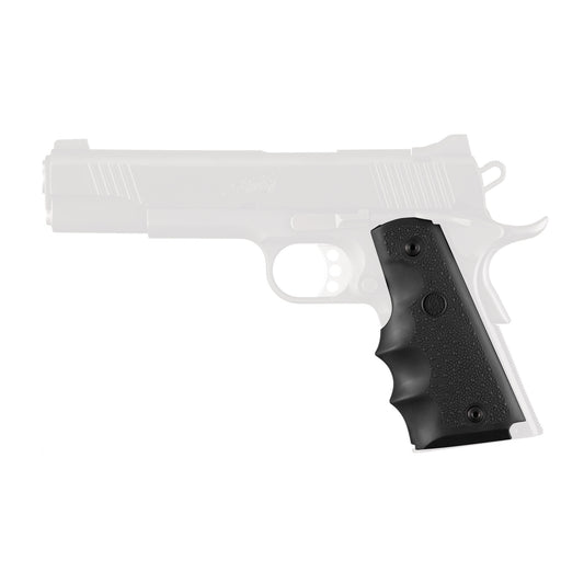 Hogue Rubber Pistol Grip for 1911 Government Model * Black, Part #45000