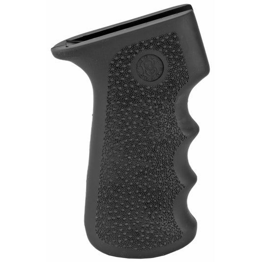 Hogue OverMolded Rifle Grip for AK-47/AK-74 * Black Rubber Overmolded Grip with Finger Grooves