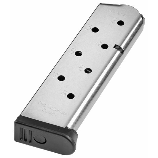 CMC Products Range Pro 1911 Magazine, 8-Round .45 ACP, Silver * Model RP-45FS8