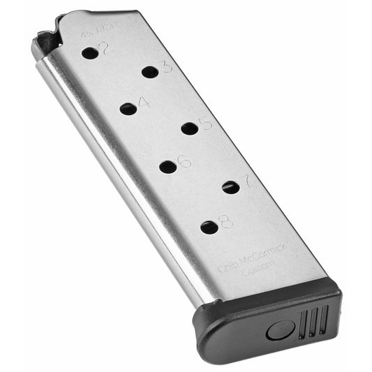 CMC Products Range Pro 1911 Magazine, 8-Round .45 ACP, Silver * Model RP-45FS8