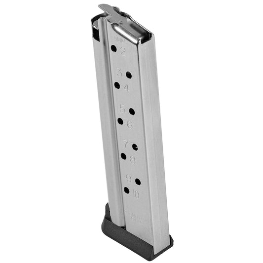 CMC Products Range Pro 1911 10-Round 9mm Magazine with Extended Tube and Stainless Steel Follower