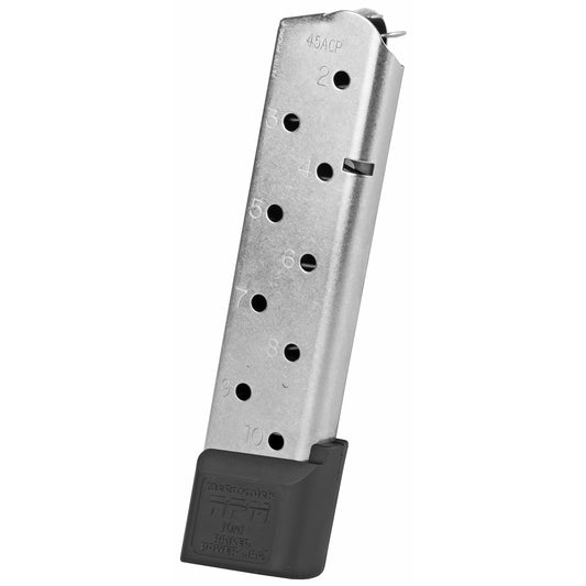 CMC Products Railed Power Mag 10-Round 45 ACP Magazine - Silver