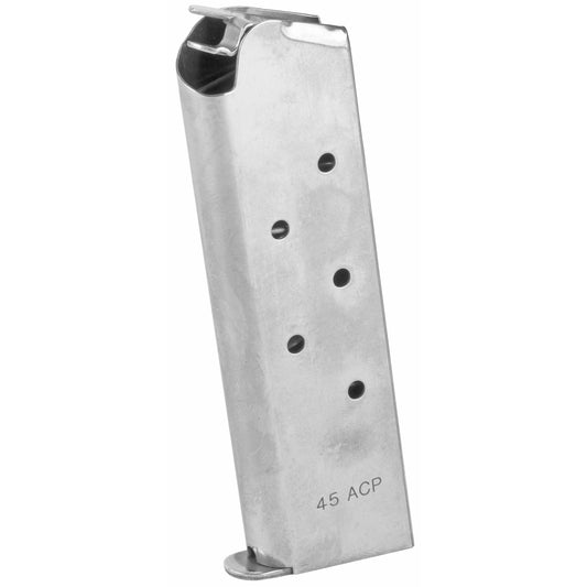 Colt's Manufacturing 7-Round .45 ACP Magazine - Durable Silver Magazine for Colt Pistols
