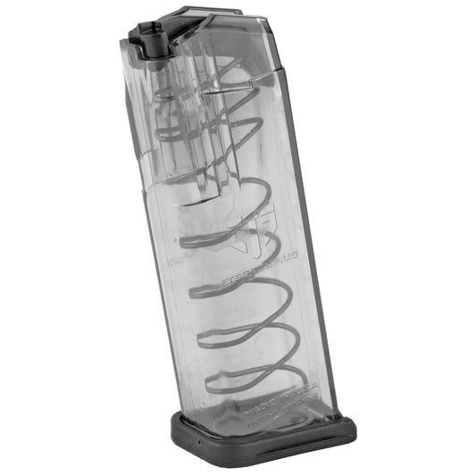 Elite Tactical Systems Group ETS Magazine for Glock 19/26 9mm, 15-Round Capacity, Clear