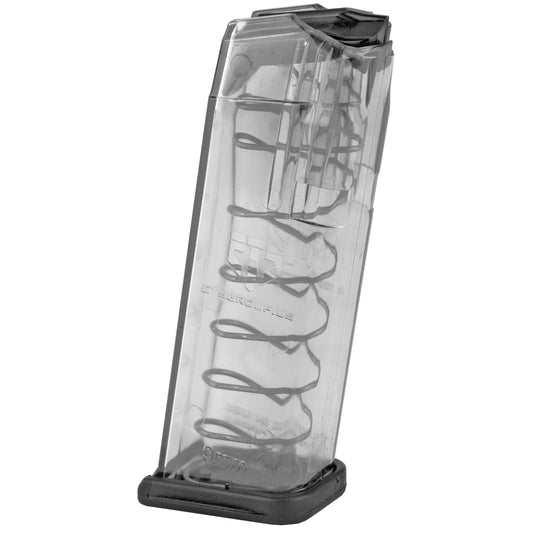 Elite Tactical Systems Group ETS Magazine for Glock 19/26 9mm, 15-Round Capacity, Clear