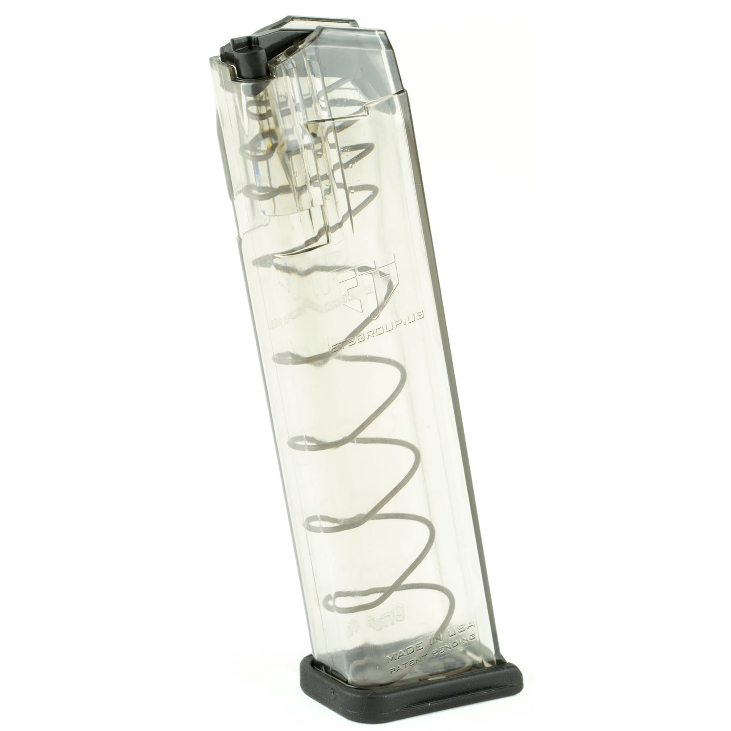 Elite Tactical Systems Group ETS Magazine for Glock 17/19 9mm, 22-Round Capacity, Clear