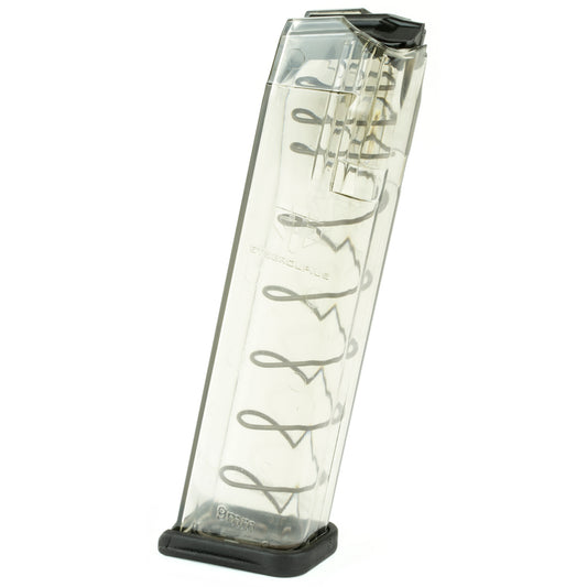 Elite Tactical Systems Group ETS Magazine for Glock 17/19 9mm, 22-Round Capacity, Clear