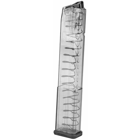 Elite Tactical Systems Group ETS Magazine for S&W M&P 9mm, 30-Round Capacity, Clear Polymer Construction