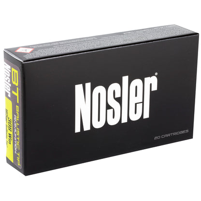 Nosler Ballistic Tip Hunting Ammunition for 308 Winchester, 165 Grain, 20 Rounds Per Box