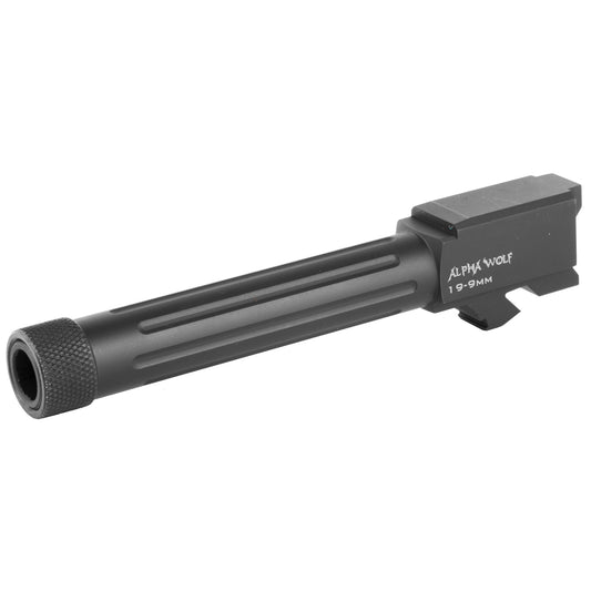 Lone Wolf Distributors Alpha Wolf Threaded & Fluted 9mm Barrel for Glock 19