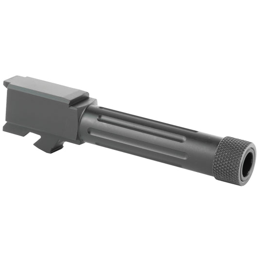 Lone Wolf Distributors Alpha Wolf Threaded and Fluted 9mm Barrel for Glock G26 - Black