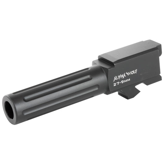 Lone Wolf Distributors Alpha Wolf Fluted 9mm Barrel for Glock G27/G33 Conversion * Black