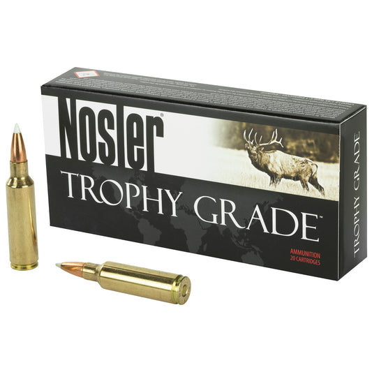 Nosler Trophy Grade AccuBond Ammunition for 300 Winchester Short Magnum * 180 Grain, Box of 20 Rounds