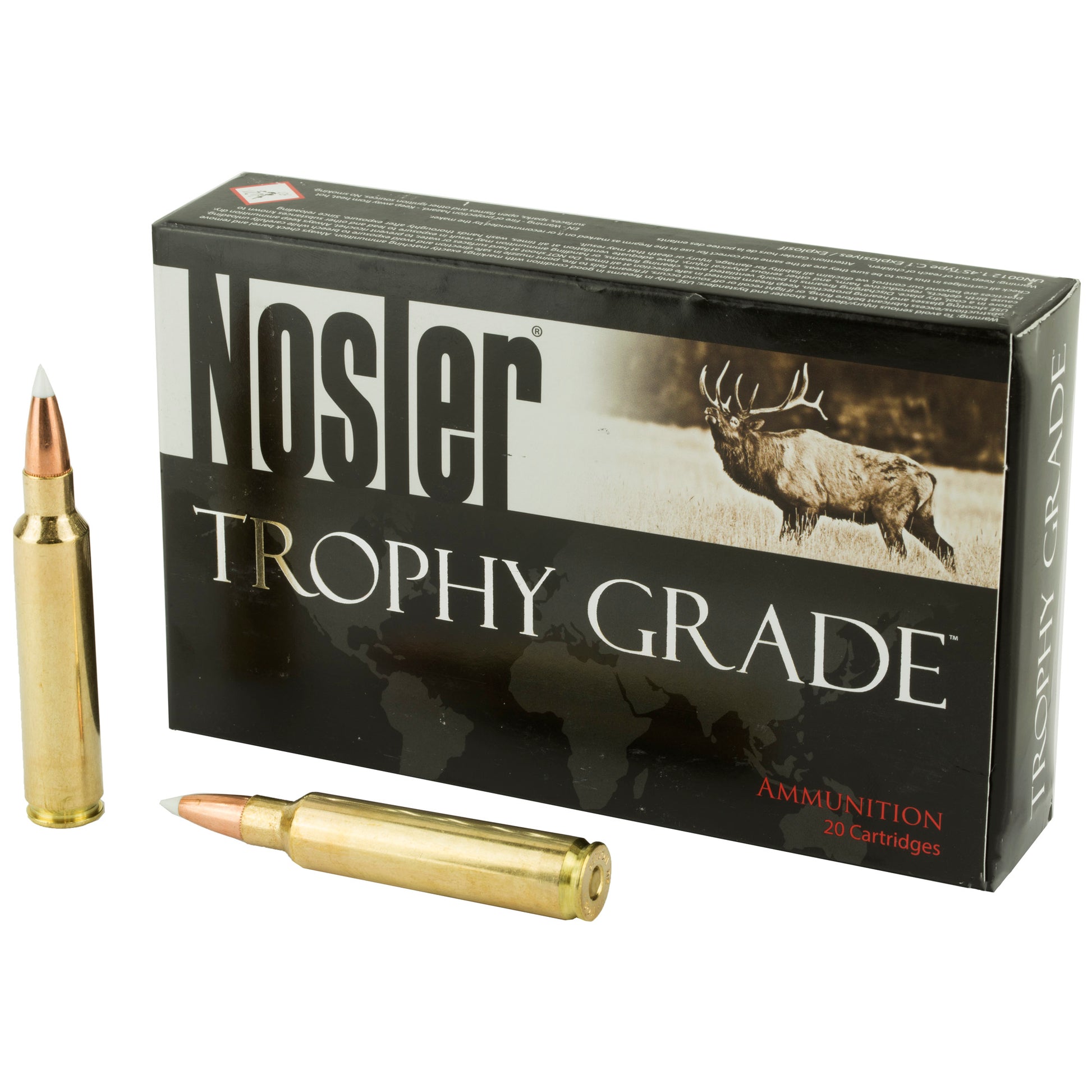 Nosler Trophy Grade 30 Nosler 180 Grain AccuBond Ammunition - 20 Rounds per Box