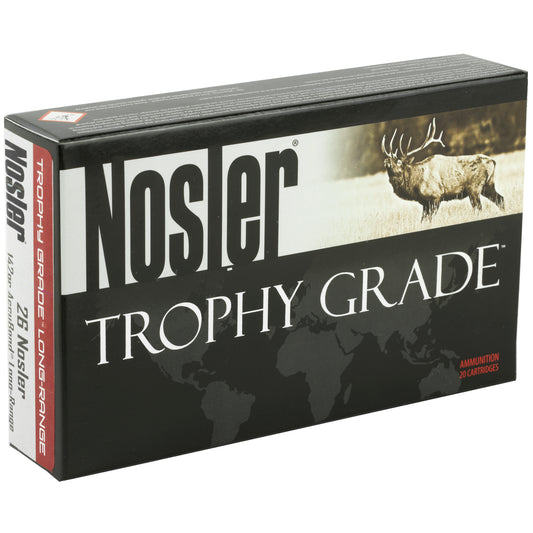 Nosler Trophy AccuBond Long Range Ammunition for 26 Nosler * 142 Grain, Box of 20