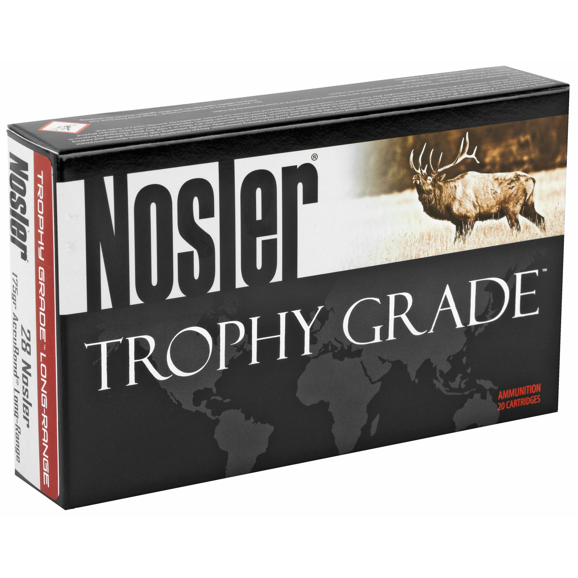 Nosler Trophy Grade AccuBond Long Range Ammunition for 28 Nosler - 175 Grain, Box of 20