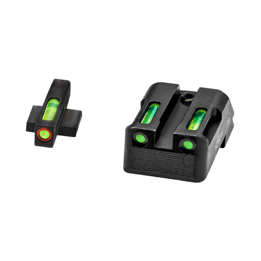 Hi-Viz LiteWave H3 Night Sight for 1911 Pistols - Green/Orange Tritium & LitePipes Technology