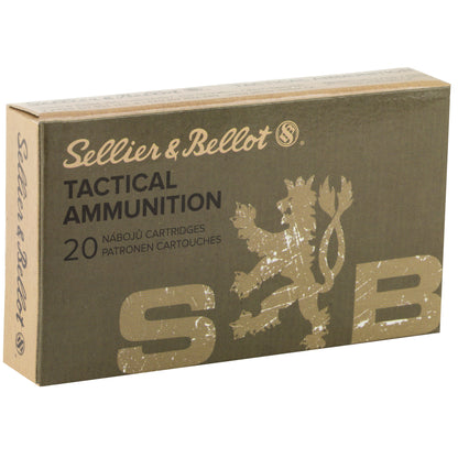 Sellier & Bellot 300 Blackout 200-Grain FMJ Subsonic Rifle Ammunition (20 Rounds)