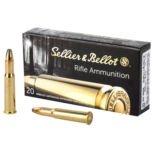 Sellier & Bellot 30-30 Winchester Soft Point Rifle Ammunition * 150 Grain, 20 Rounds per Box