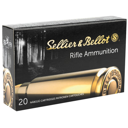 Sellier & Bellot 303 British Rifle Ammunition, 180 Grain FMJ, 20 Rounds per Box