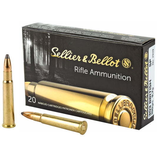 Sellier & Bellot 303 British 150-Grain Soft Point Rifle Ammunition (20 Rounds per Box)