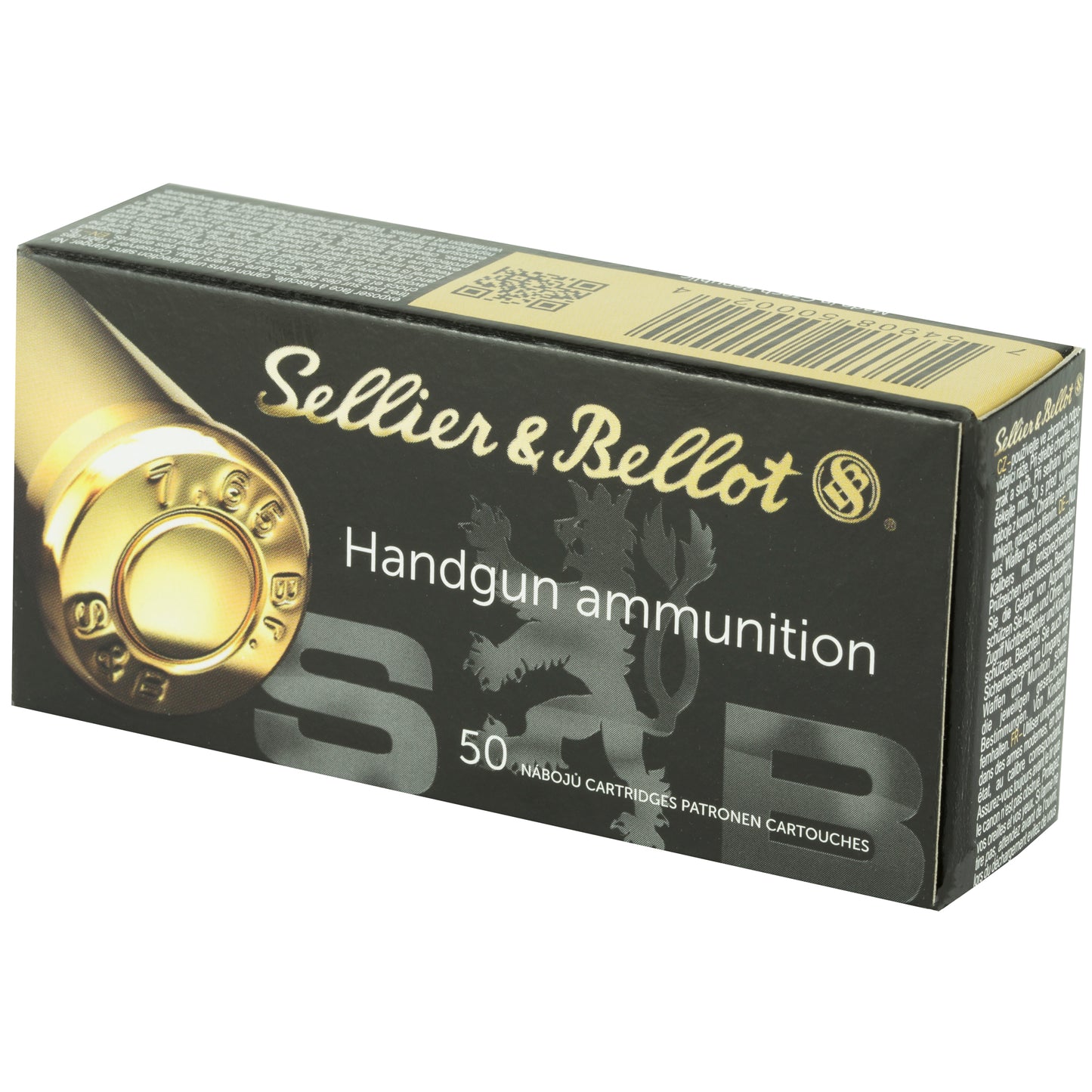 Sellier & Bellot SB32A 32 ACP Full Metal Jacket Pistol Ammunition - 73 Grain, 50 Rounds