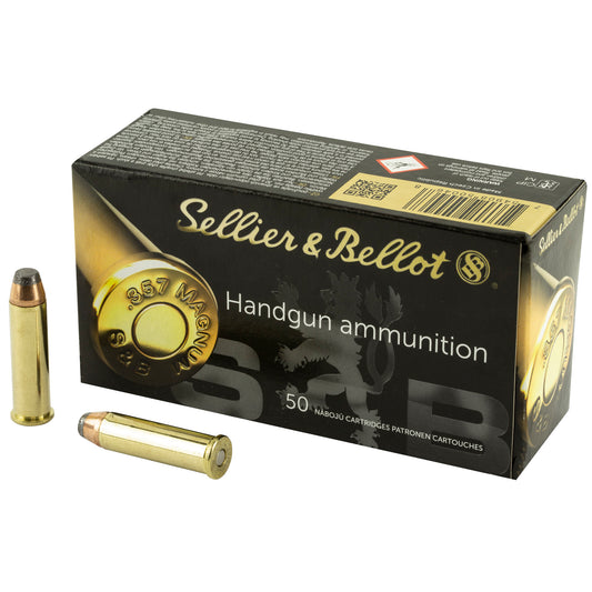 Sellier & Bellot 357 Magnum 158 Grain Soft Point Ammunition * Ideal for Hunting and Recreational Shooting