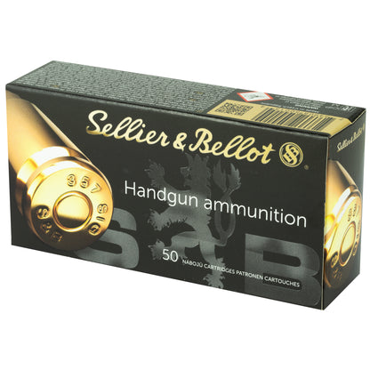 Sellier & Bellot 357 Sig 140-Grain Full Metal Jacket Pistol Ammunition - 50 Rounds