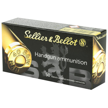 Sellier & Bellot 180-Grain 40 S&W Hollow Point Pistol Ammo * 50 Rounds per Box, 1000 per Case