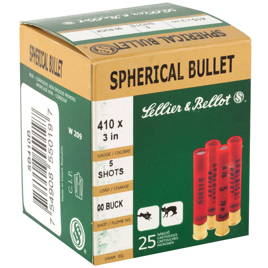 Sellier & Bellot Super Speed 410 Gauge 3 Buckshot * 25 Rounds per Box