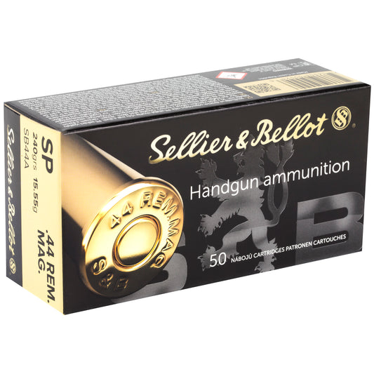 Sellier & Bellot S&B 44 Magnum 240 Grain Soft Point Pistol Ammunition (600 Rounds)