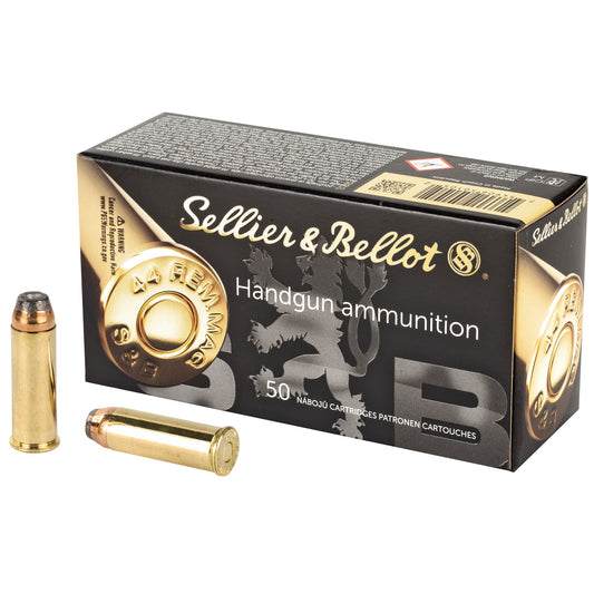 Sellier & Bellot 44 Magnum 240 Grain Semi-Jacketed Hollow Point Ammunition (SB44C)