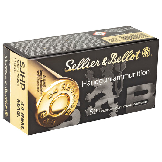 Sellier & Bellot 44 Magnum 240 Grain Semi-Jacketed Hollow Point Ammunition (SB44C)