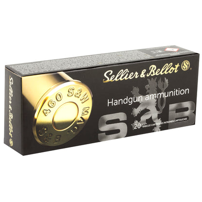 Sellier & Bellot 460 S&W Hollow Point Pistol Ammunition * 255 Grain, 20 Rounds
