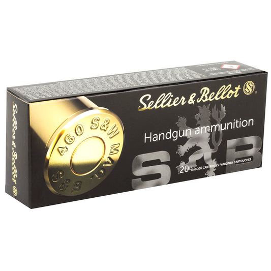 Sellier & Bellot 460 S&W Hollow Point Pistol Ammunition * 255 Grain, 20 Rounds