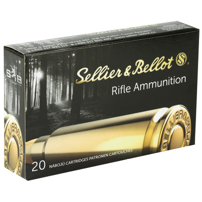 Sellier & Bellot 6.5x55 Swedish Rifle Ammunition, 131 Grain Soft Point * 20 Rounds per Box