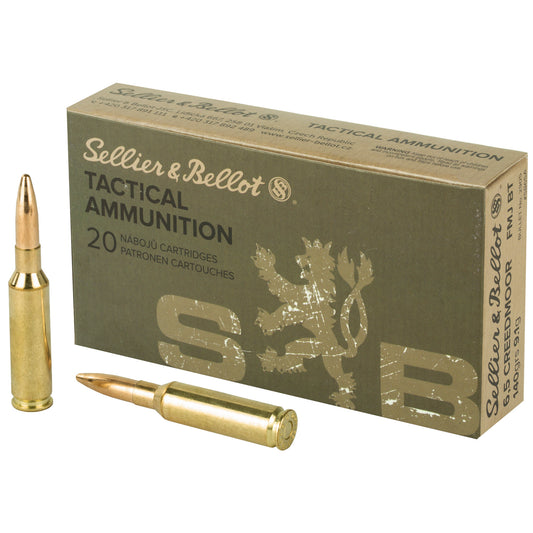 Sellier & Bellot 6.5 Creedmoor 140-Grain Full Metal Jacket Rifle Ammunition (SB65A)