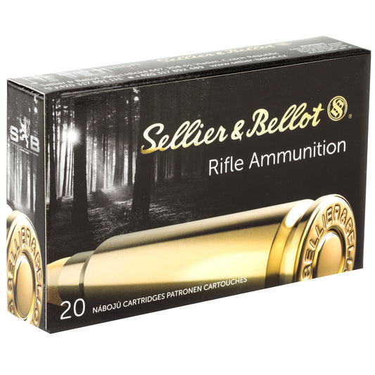 Sellier & Bellot 7x57mm Rifle Ammunition - 140 Grain Soft Point, 20 Rounds per Box