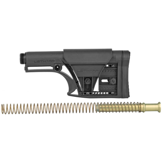 Luth-AR MBA-1 Rifle Stock Kit * Black for AR-15 and AR-10 with Adjustable Cheek Piece