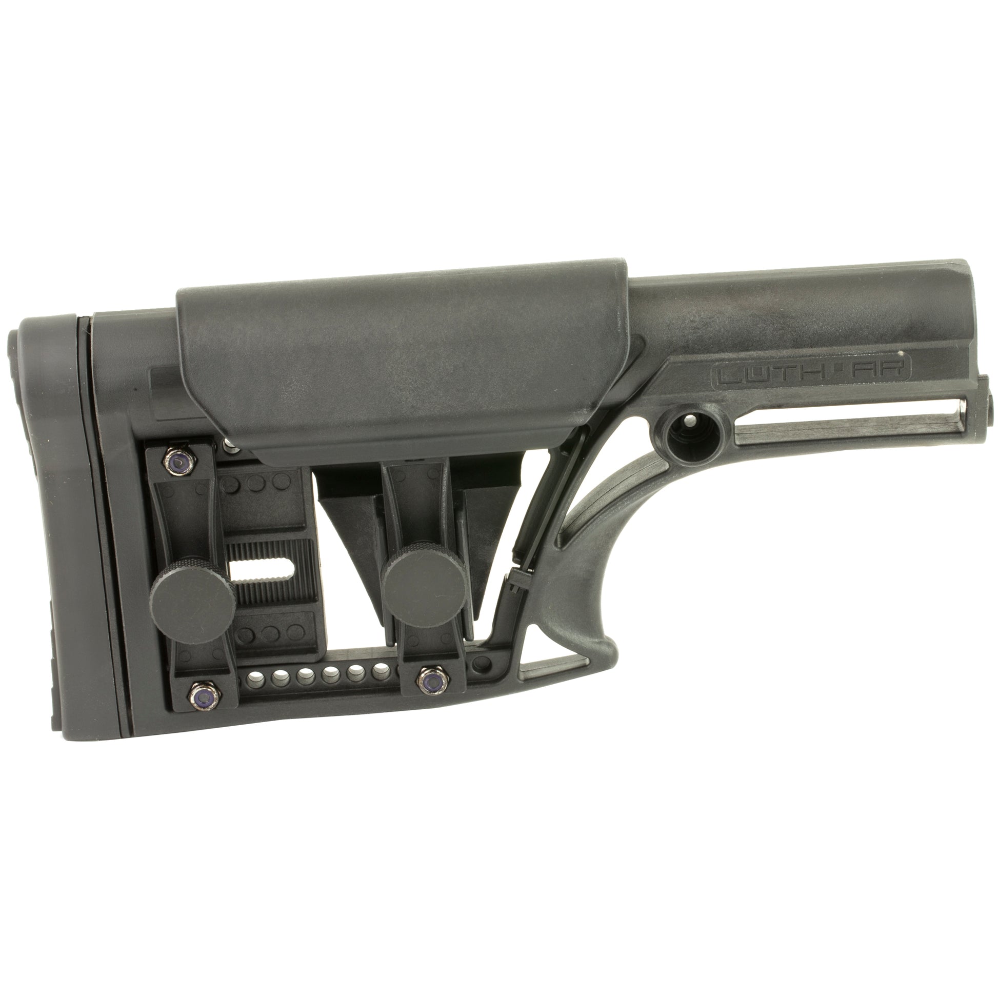 Luth-AR MBA-1 Rifle Length Fixed Stock - Black for AR-15 & AR-10 Rifles
