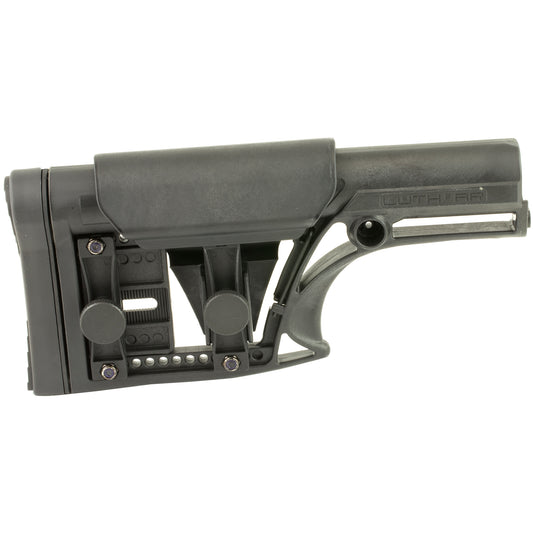 Luth-AR MBA-1 Rifle Length Fixed Stock - Black for AR-15 & AR-10 Rifles