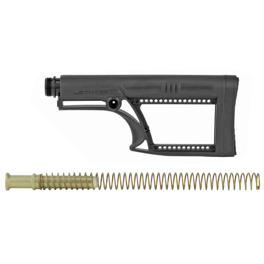 Luth-AR MBA-2K308 Rifle Length Fixed Stock Kit for AR-10 and AR-15, Black