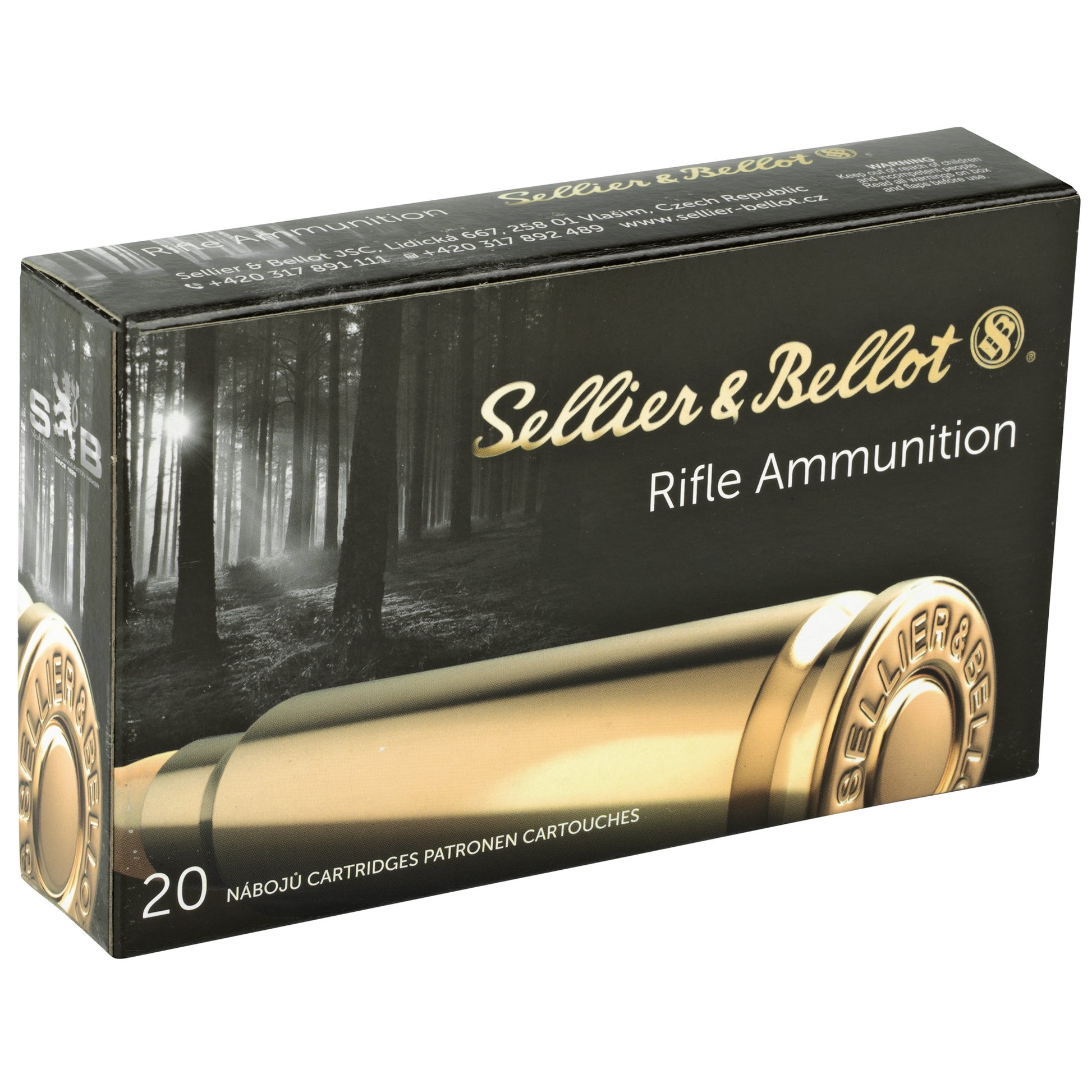 Sellier & Bellot 7mm Remington Soft Point Rifle Ammunition * 140 Grain, 20 Rounds per Box