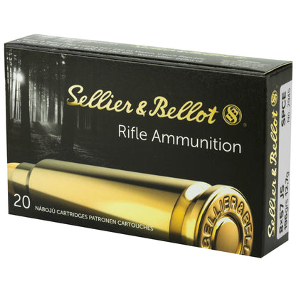 Sellier & Bellot 8mm Mauser Soft Point Cutting Edge Ammunition * 196 Grain, Box of 20