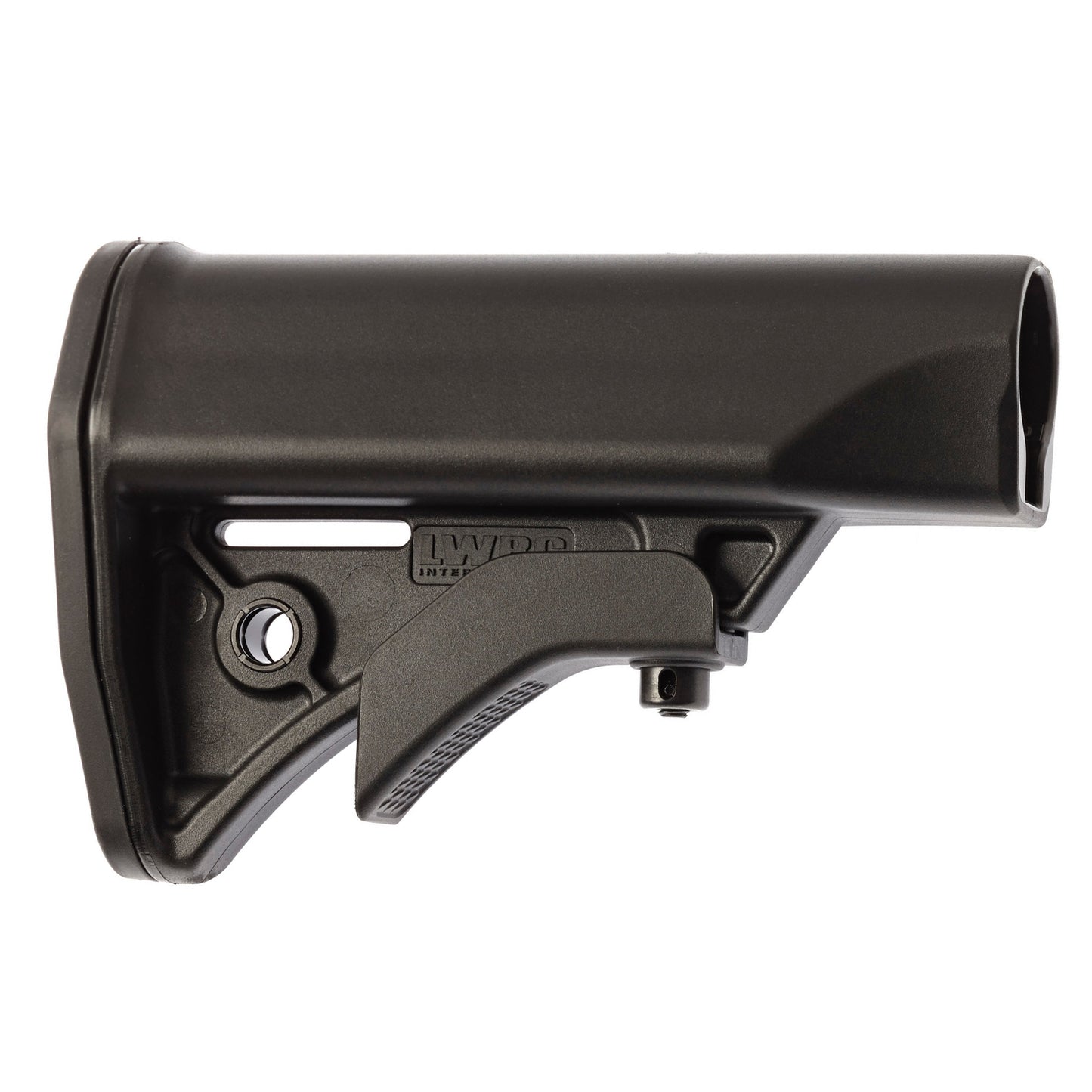LWRC Compact Stock for AR-15 Carbine - Black, Part Number 200-0124A01