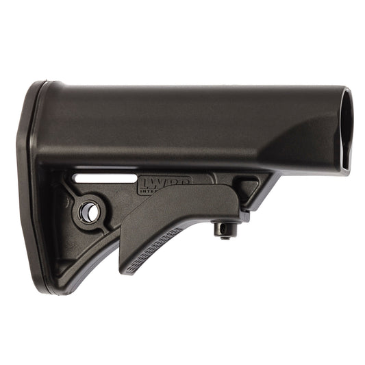 LWRC Compact Stock for AR-15 Carbine - Black, Part Number 200-0124A01