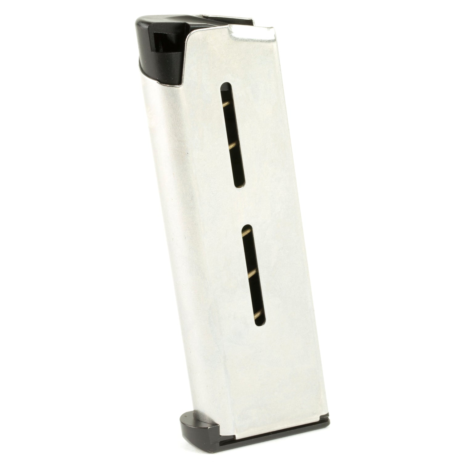 Wilson Combat Officer Magazine for .45 ACP - 7 Round Steel Magazine in Silver
